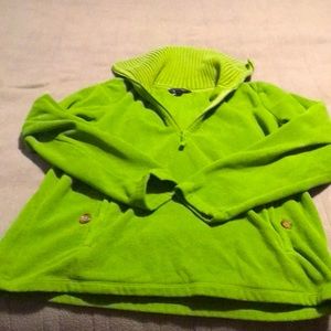 Lands end green pullover size L/P very nice condition